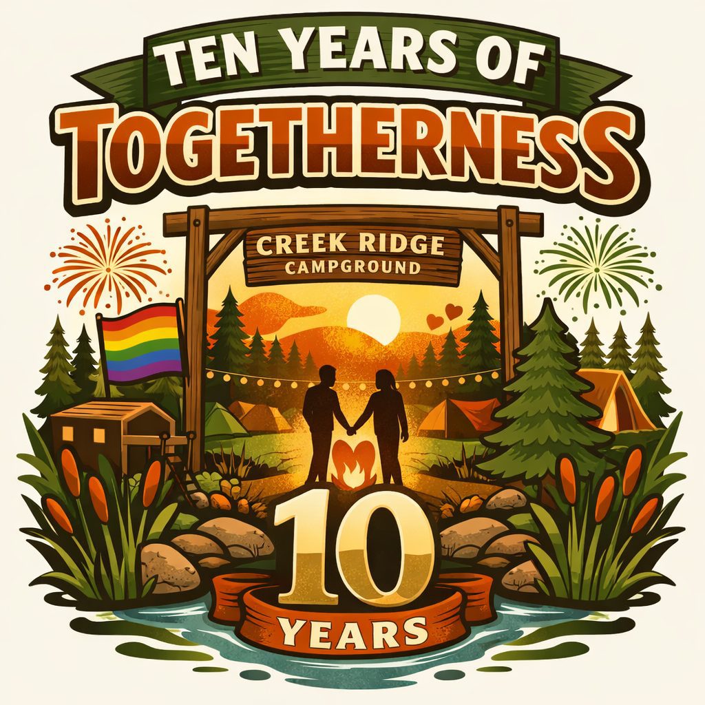 10 years of togetherness creekridge campground