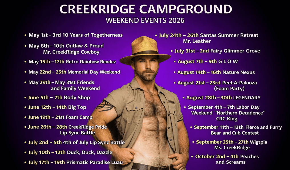 Events for 2026 Version 2