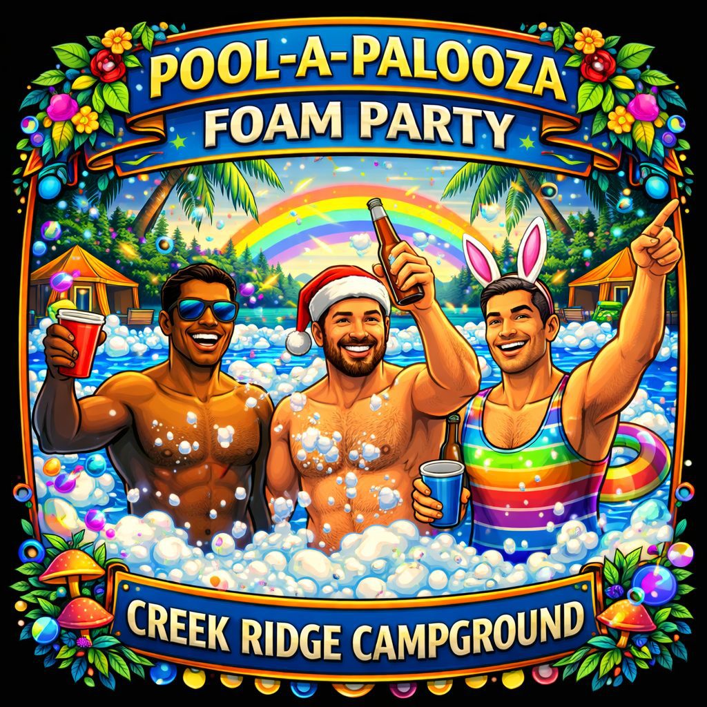 Foam party fun at Creek Ridge
